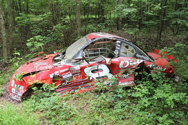 dale earnhardt jr car graveyard